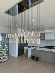 Solitaire Linear Chandelier 70"W 50"W