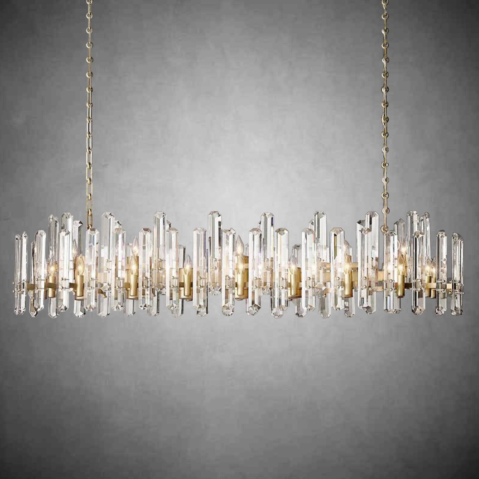 Bonington Rectangular chandelier  54” 72"