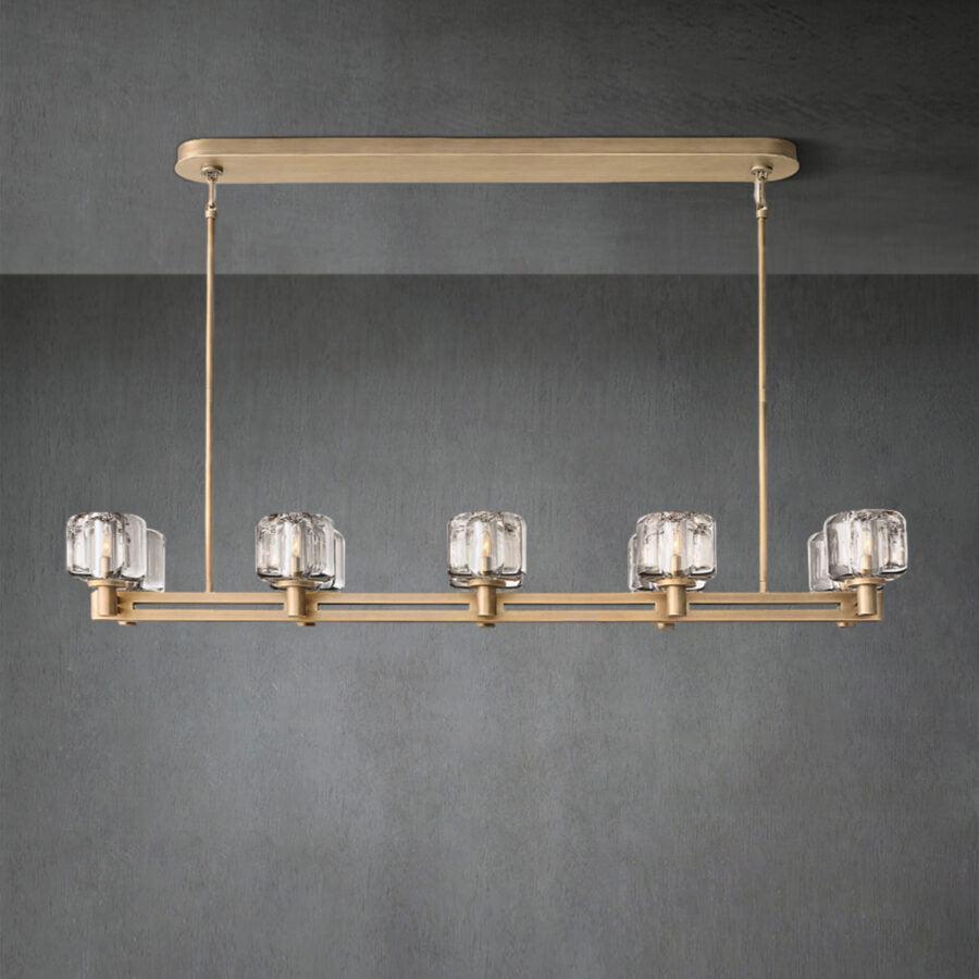 Demaket Double Linear Chandelier 54"72''
