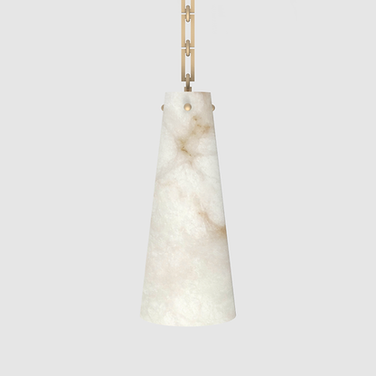 Modern Alabaster Chandelier 2 Light, Modern Alabaster Double Pendant chandelier Kevin Studio Inc   