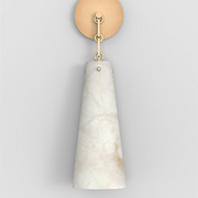 Blush Lighting Javad Alabaster Wall Sconce, Designer Wall Lights