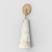 Blush Lighting Javad Alabaster Wall Sconce, Designer Wall Lights