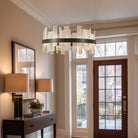 Lyra Round Glass Chandelier - view 12