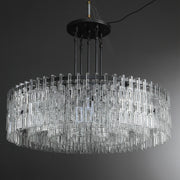 Calista Modern Luxury Round K9 Crystal Chandelier 36", 48", 60", Living Room Chandelier