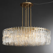 Calista Modern Luxury Round K9 Crystal Chandelier 36", 48", 60", Living Room Chandelier