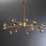 Dorian Modern Crystal Round Chandelier For Living Room 60"