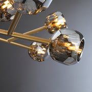 Dorian Modern Crystal Round Chandelier For Living Room