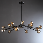 Dorian Modern Crystal Round Chandelier For Living Room 36"