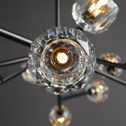 Dorian Modern Crystal Round Chandelier For Living Room 36"