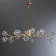 Dorian Modern Crystal Round Chandelier For Living Room 60"