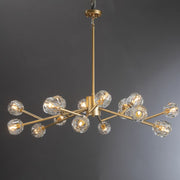 Dorian Modern Crystal Round Chandelier For Living Room 60"