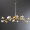 Dorian Modern Crystal Round Chandelier For Living Room 60"