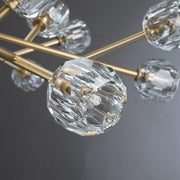 Dorian Modern Crystal Round Chandelier For Living Room 36"