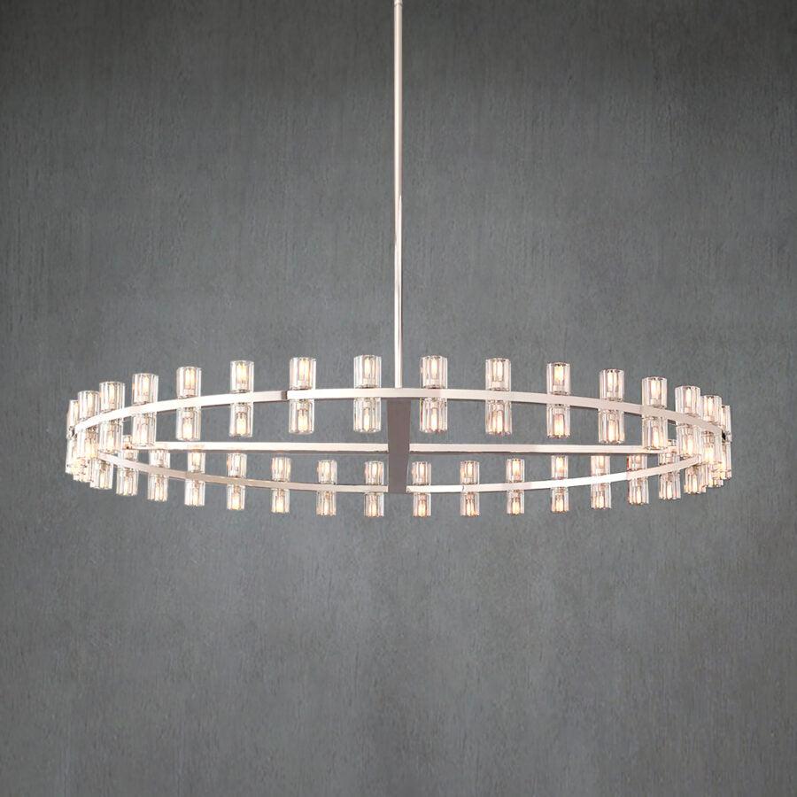 Arcachen Crystal Round Chandelier 60"