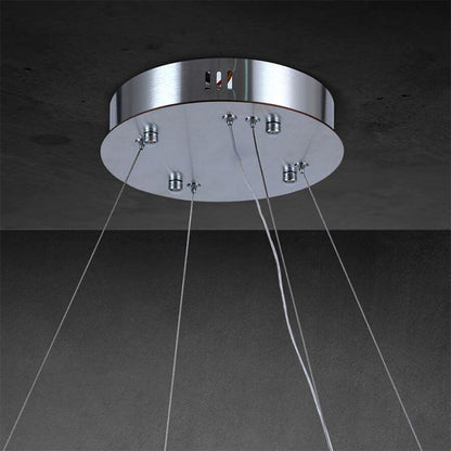 Rivaga 2-Tier Round Calcite Chandelier 60"