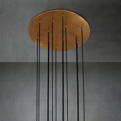 Aquitain Modern Round Chandelier 18"