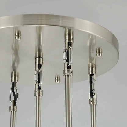 Raindrop Round Chandelier 5 Lights 14"D