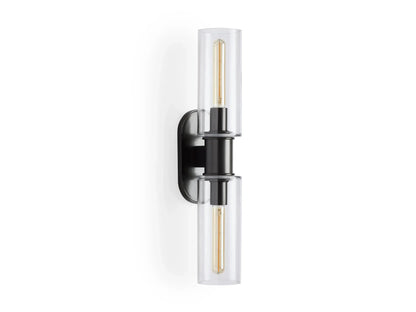 Harlin 2-Light Wall Sconce in Clear