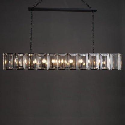 Harlew Crystal Rectangular Chandelier42''54''62''74"