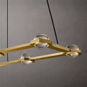 Carlos Planet Rectangular Modern Chandelier