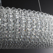 Hallow Round Crystal Led Ring Chandelier 32'' 41" 59"