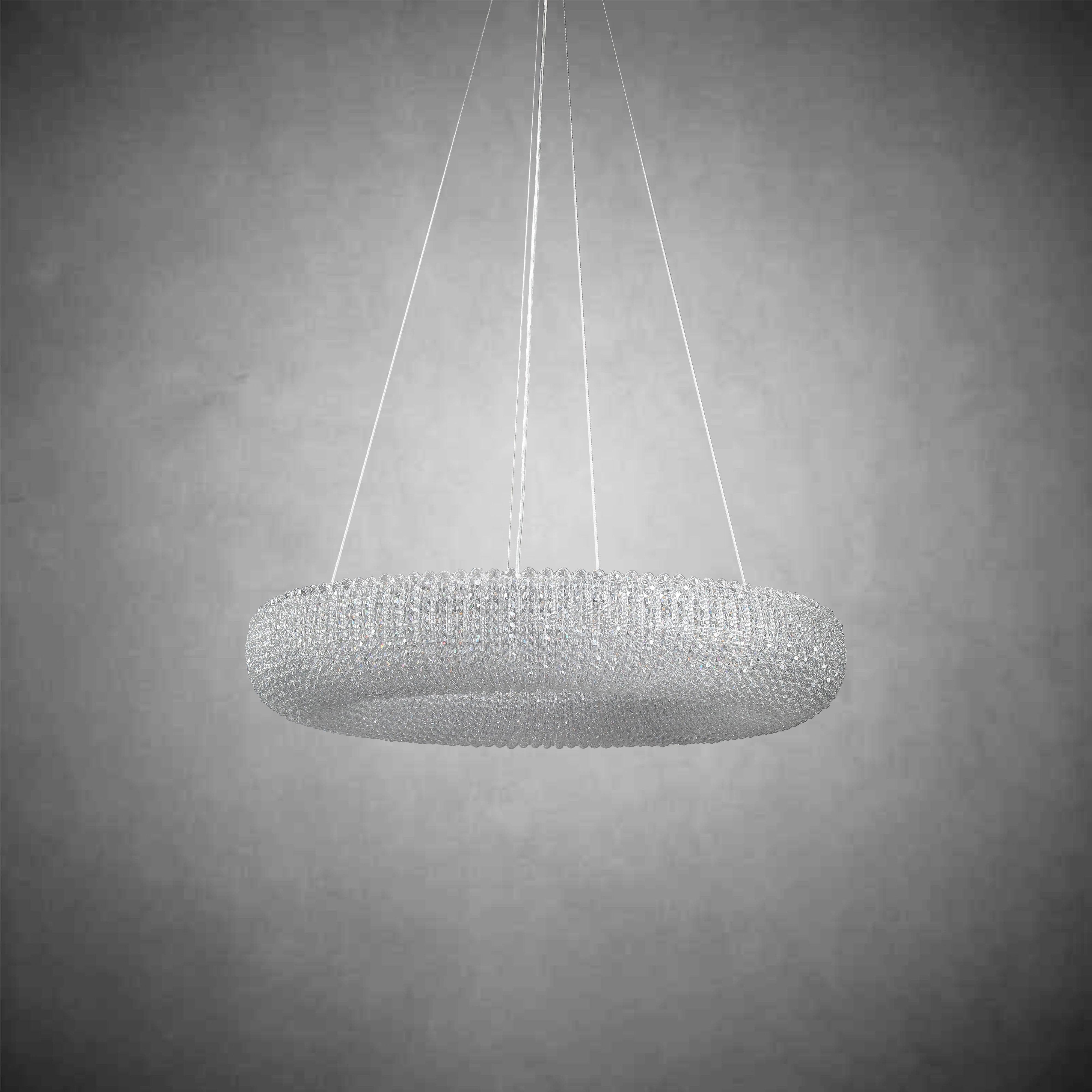 Halos Crystal Round LED Chandelier 32"41''59''72''