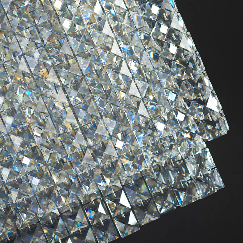 Fendi Modern Oval Crystal Chandelier