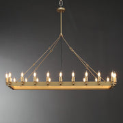 Darius Rectangular Modern Chandelier 41", 52", Chandelier Over Dining Table, Dining Room