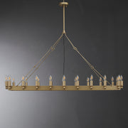 Darius Rectangular Modern Chandelier 41", 52", Chandelier Over Dining Table, Dining Room