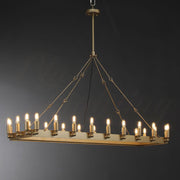 Darius Rectangular Modern Chandelier 41", 52", Chandelier Over Dining Table, Dining Room