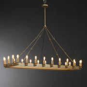 Darius Rectangular Modern Chandelier 41", Chandelier Over Dining Table, Dining Room