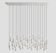 Solitaire Linear Chandelier 70"W 50"W