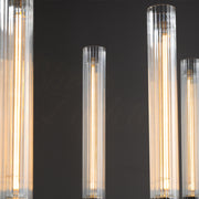 Celestia Candlestick Modern Linear Chandelier 55", 67"