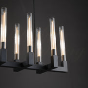 Celestia Candlestick Modern Linear Chandelier 55", 67"