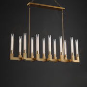 Celestia Candlestick Modern Linear Chandelier 55", 67"