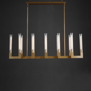 Celestia Candlestick Modern Linear Chandelier 55", 67"