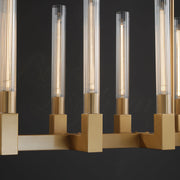Celestia Candlestick Modern Linear Chandelier 67"