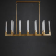 Celestia Candlestick Modern Linear Chandelier 55", 67"