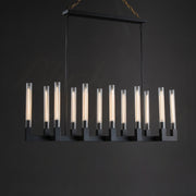 Celestia Candlestick Modern Linear Chandelier 55", 67"