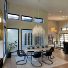 5/6-Light Modern Branch Modeling Chandelier in White or Black for Stylish Interiors-Chandeliers-Blushlighting