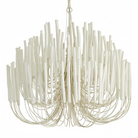 5/6-Light Modern Branch Modeling Chandelier in White or Black for Stylish Interiors-Chandeliers-Blushlighting
