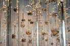 59'' Oval Chandelier for Dining Room Big Modern Glass Bubble Chandelier - Blushlighting
