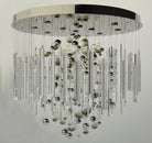 59'' Oval Chandelier for Dining Room Big Modern Glass Bubble Chandelier - Blushlighting