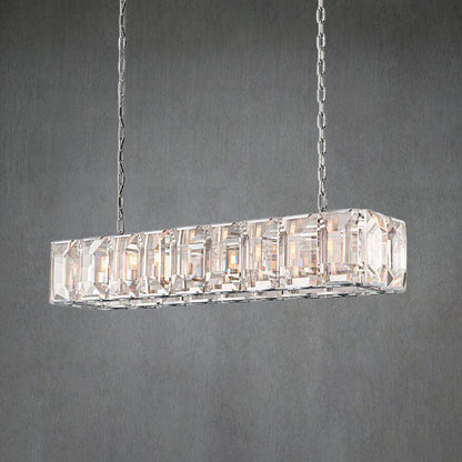 Harlew Crystal Rectangular Chandelier42''54''62''74"