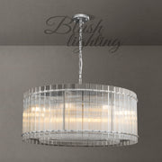 Cassius Modern Glass Chandelier For Living Room, Over Dining Table