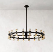 Arcachones Round Chandelier 36" Crystal Round Chandelier