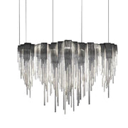 Modern Italian Style Tassel Art Chandelier Creative Light Fixture for Living/ Dining Room/ Cafe/ Show Room