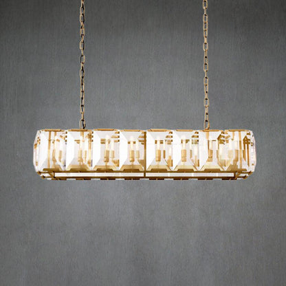 Harlew Crystal Rectangular Chandelier42''54''62''74"