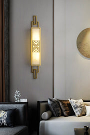 Blushlighting® Luxury Copper Wall Lamp in Chinese Style for Bedroom, Living Room image | luxury lighting | chinese style wall lamp