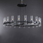 Galen Modern  Chandelier Art Blown Glass 36"